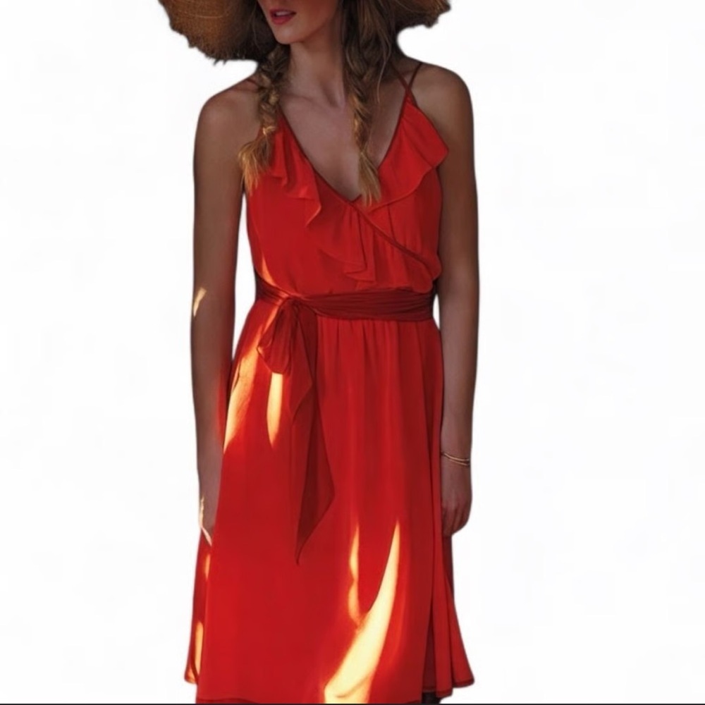 Girls from Savoy Anthropologie silk dress